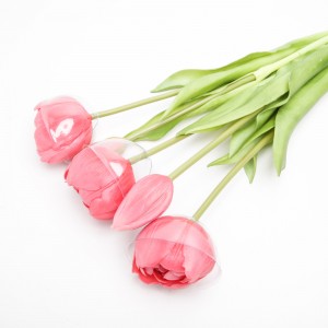 Тюльпани "силіконові (малиновий)" букет 5 шт. (д. 45 см.) 93120