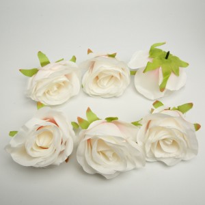 Головки штучних квітів "рози" 6 шт. (Ø 9 см.) 93061