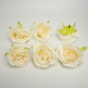 Головки штучних квітів "рози" 6 шт. (Ø 9 см.) 93058