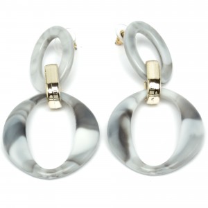 Сережки нарядні (7.5 х 3.5 см.) 6-5086