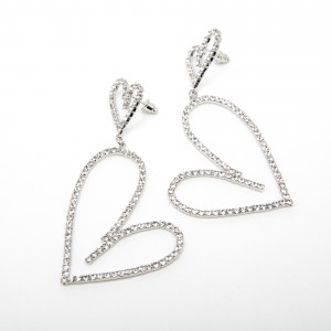 Сережки вечірні (7.5 х 3.6 см.) 6-5904 Сережки вечірні (7.5 х 3.6 см.) 6-5904