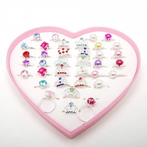 Дитячі перстні "безрозмірні" 36 шт. 6-5580 Дитячі перстні "безрозмірні" 36 шт. 6-5580