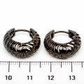 Сережки XUPING BLACK (Ø 1.7 х 0.7 см.) 515348