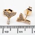 Сережки XUPING Gold "Ø 1 см." 515663
