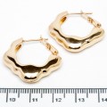 Сережки XUPING Gold "Ø 2.5 х 0.5 см." 515657