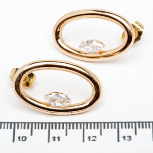 Сережки XUPING Gold "Ø 2.5 х 1.5 см." 515644