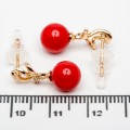 Сережки XUPING Gold "червоний" 515635