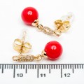 Сережки XUPING Gold (червоний) 515633