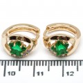 Сережки XUPING Gold "зелений" 515607