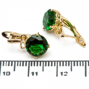 Сережки XUPING Gold "зелений" 515604 Сережки XUPING Gold "зелений" 515604