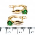 Сережки XUPING Gold "зелений" 515592