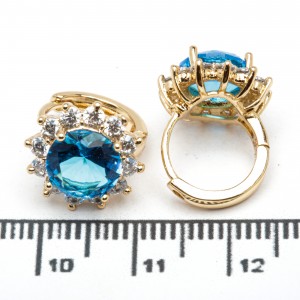 Сережки XUPING Gold "бірюзовий" 515588 Сережки XUPING Gold "бірюзовий" 515588