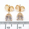 Сережки XUPING Gold (Ø 0.7 см.) 515447