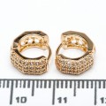 Сережки XUPING Gold (Ø 1 х 0.5 см.) 515445