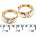 Сережки XUPING Gold (Ø 1.1 см.) 515444