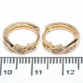 Сережки XUPING Gold (Ø 1.2 х 0.3 см.) 515443