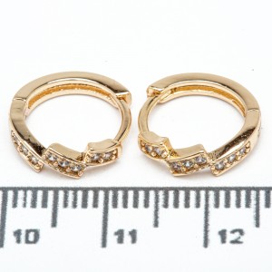 Сережки XUPING Gold (Ø 1.2 х 0.3 см.) 515443 Сережки XUPING Gold (Ø 1.2 х 0.3 см.) 515443