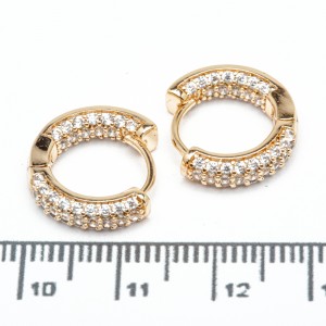 Сережки XUPING Gold (Ø 1.5 х 0.4 см.) 515440 Сережки XUPING Gold (Ø 1.5 х 0.4 см.) 515440