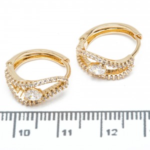 Сережки XUPING Gold (Ø 1.5 х 0.6 см.) 515439 Сережки XUPING Gold (Ø 1.5 х 0.6 см.) 515439