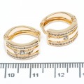 Сережки XUPING Gold (Ø 1.5 х 0.7 см.) 515438