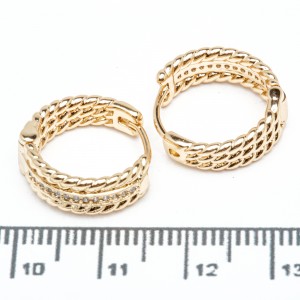 Сережки XUPING Gold (Ø 1.5 х 0.5 см.) 515436 Сережки XUPING Gold (Ø 1.5 х 0.5 см.) 515436
