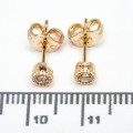 Сережки XUPING Gold (Ø 0.4 см.) 515429