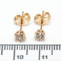Сережки XUPING Gold (Ø 0.4 см.) 515428