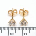 Сережки XUPING Gold (Ø 0.5 см.) 515427