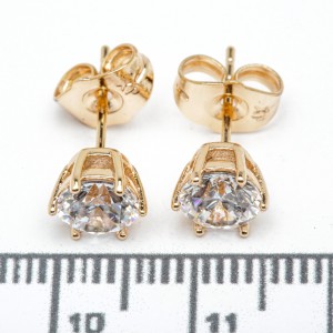 Сережки XUPING Gold (Ø 0.7 см.) 515426 Сережки XUPING Gold (Ø 0.7 см.) 515426