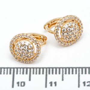 Сережки XUPING Gold (Ø 1 см.) 515423 Сережки XUPING Gold (Ø 1 см.) 515423