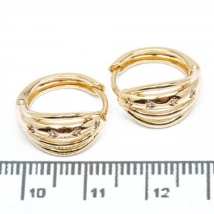 Сережки XUPING Gold (Ø 1.5 х 0.8 см.) 515417 Сережки XUPING Gold (Ø 1.5 х 0.8 см.) 515417
