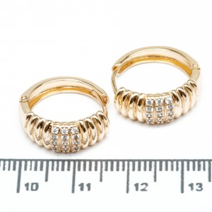 Сережки XUPING Gold (Ø 1.7 х 0.7 см.) 515415 Сережки XUPING Gold (Ø 1.7 х 0.7 см.) 515415
