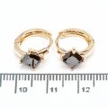 Сережки XUPING Gold "чорний" 515394