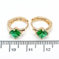 Сережки XUPING Gold "зелений" 515393