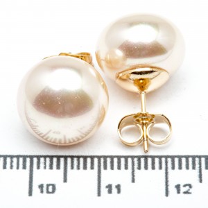 Сережки XUPING Gold "пудровий" (Ø 1.3 см.) 515378 Сережки XUPING Gold "пудровий" (Ø 1.3 см.) 515378