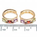 Сережки XUPING Gold (Ø 1.5 х 0.4 см.) 515374