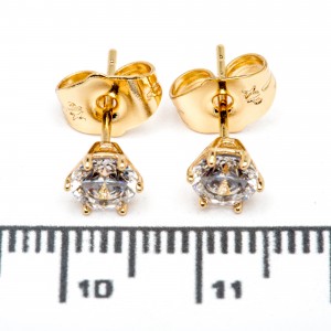Сережки XUPING Gold "Ø 0.6 см." 515346
