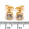 Сережки XUPING Gold "Ø 0.7 см." 515343