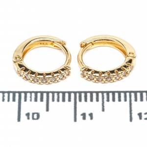Сережки XUPING Gold "Ø 1.1 х 0.2 см." 515339