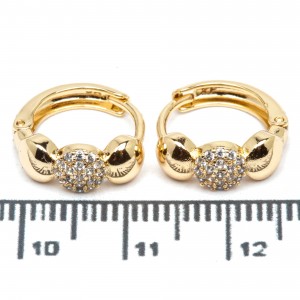 Сережки XUPING Gold "Ø 1.3 х 0.5 см." 515338