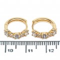 Сережки XUPING Gold "Ø 1.3 х 0.3 см." 515337