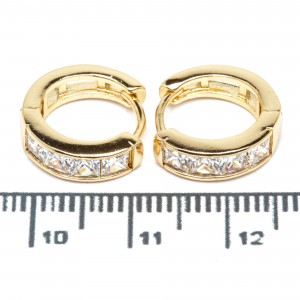 Сережки XUPING Gold "Ø 1.4 х 0.4 см." 515330