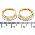 Сережки XUPING Gold "Ø 1.5 х 0.4 см." 515325