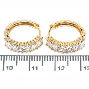 Сережки XUPING Gold "Ø 1.5 х 0.4 см." 515325