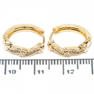 Сережки XUPING Gold "Ø 1.6 х 0.3 см." 515323