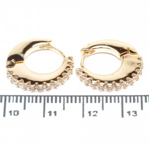 Сережки XUPING Gold "Ø 1.8 х 0.2 см." 515319