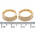 Сережки XUPING Gold "Ø 1.7 х 0.5 см." 515312