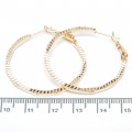 Сережки XUPING Gold "Ø 3.5 х 0.25 см." 515306