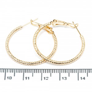 Сережки XUPING Gold "Ø 3 х 0.2 см." 515304 Сережки XUPING Gold "Ø 3 х 0.2 см." 515304
