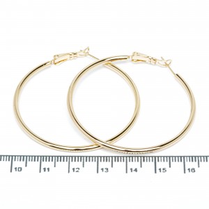 Сережки XUPING Gold "Ø 4.5 х 0.2 см." 515303 Сережки XUPING Gold "Ø 4.5 х 0.2 см." 515303